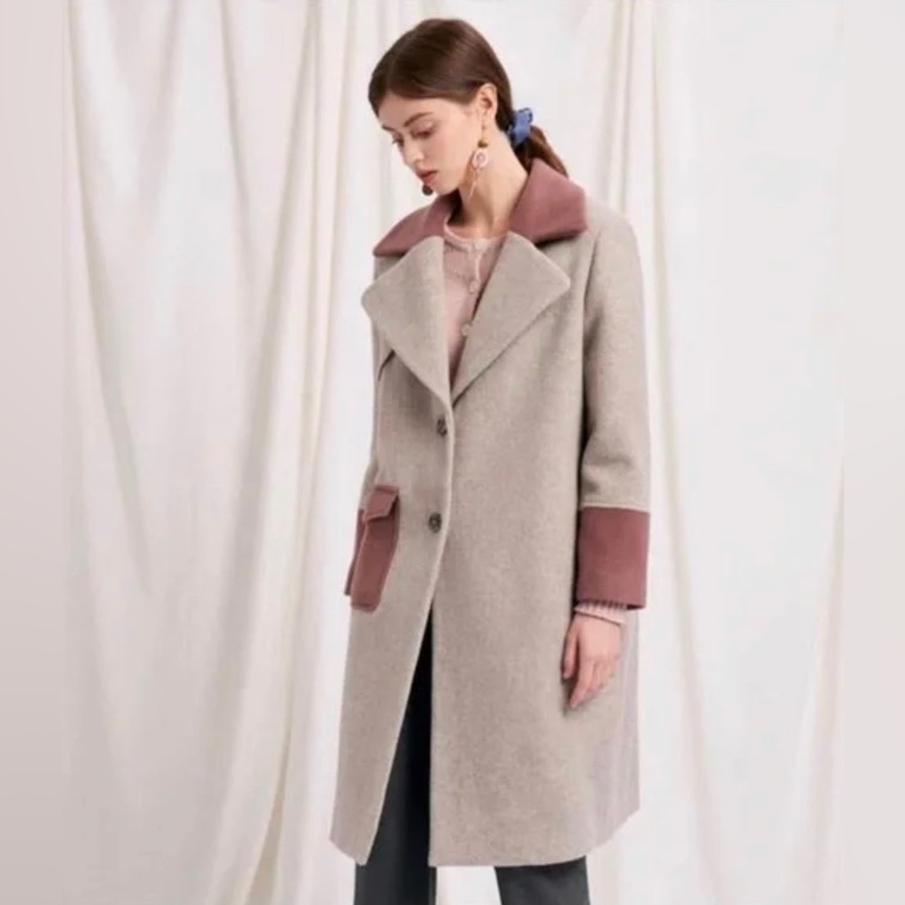 Petite Studio NYC Hailey Wool Coat